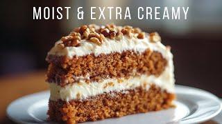 Carrot Cake So Good, Even Rabbits Will Be Jealous!  Super Moist, Extra Creamy & Easy to Make!