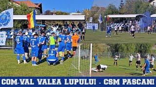 #1095 #Fotbal - Liga 4 Iasi: COM-VAL Valea Lupului - CSM Pascani 2-2! Derby incheiat nedecis sub