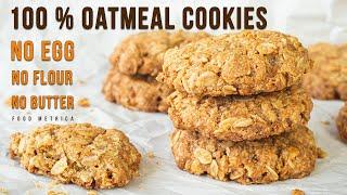 SUPER EASY CRISPY OATMEAL COOKIES