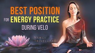 Lotus position for energy practice #velo