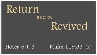 Zion Chapel Church - Return and be Revived