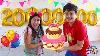 Maria Clara e JP comemoram os 20 milhões de inscritos! Maria Clara celebrates 20 million subscribers