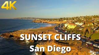 COOL BREEZE at the SUNSET CLIFFS  San Diego, California [4K]