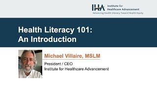 Health Literacy 101