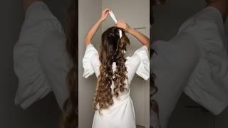 Overnight heatless curls #hairstyle #curls #beautifulcurls #hairstyling #longhair #longhair