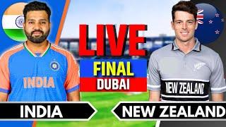 India vs New Zealand, Final | Live Cricket Match Today | IND vs NZ | Champions Trophy, Last 32 Over