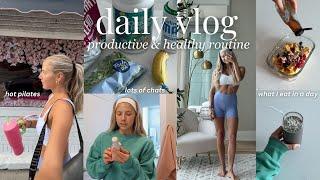 VLOG: what I eat in a day, + chatting about life in your 20's, + morning skicare faves!