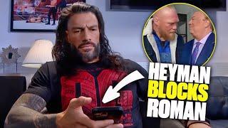 WISEMAN QUITS… Paul Heyman REVEALS Twisted Plan After BLOCKING Roman Reigns’ Number