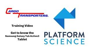 Platform Science Getting to Know the Tablet