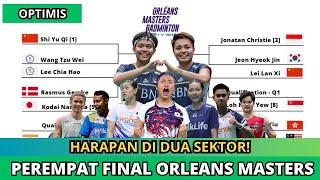 JADWAL PEREMPAT FINAL ORLEANS MASTERS 2025 #orleansmasters2025