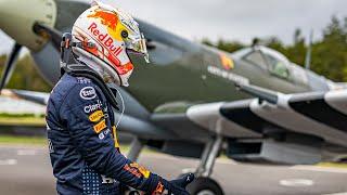 Max Verstappen Races a Spitfire Ahead of British Grand Prix