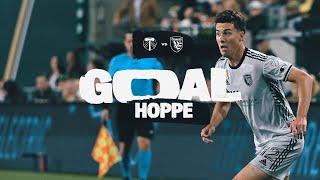 GOAL: MATTHEW HOPPE PULLS ONE BACK FOR SAN JOSE