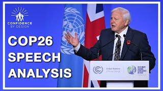 Public Speaking Analysis of David Attenborough's COP26 Speech