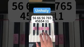 Unholy (Piano Tutorial) #TikTok