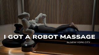 I TRIED AN AI ROBOT MASSAGE: A DAY IN NYC VLOG