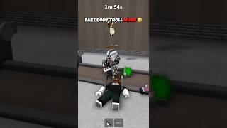 FAKE BODY MURDERER TROLLING IN MM2  #mm2 #roblox #robloxshorts #shorts