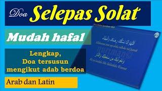 Doa Selepas Solat Fardhu Yang  Mudah Dihafal