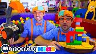 Blippi Visits an Indoor Playground | Moonbug Kids TV Shows - Full Episodes | Cartoons For Kids