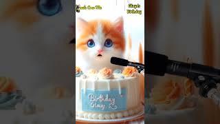 GLAYDS BIRTHDAY | HAPPY BIRTHDAY SONG WITH NAMES | Adorable Cute Cat  #cat #cute #happybirthday