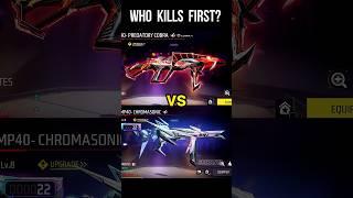 Cobra VS Chromasonic Evo Mp40  Who Kills First? #freefire #srikantaff