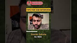 Quick Tips for SSB Interview #ssb #simratspeaks