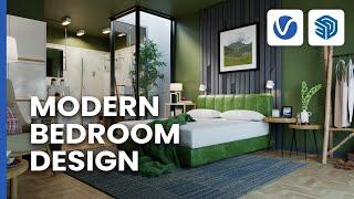 Mastering Modern Bedroom Design with V-Ray for SketchUp