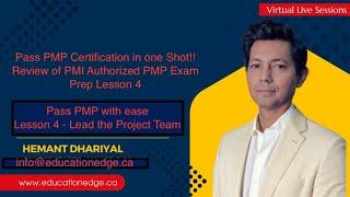 Lesson 4 - Lead the Project Team (PMI Authorized PMP Exam Prep)