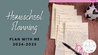 New Homeschool Year Plan With Me | Beginning of Homeschool Planning Brain Dump