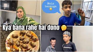 Itne dinse videos q nahi aa rahi thi || Arkaan or maine banaya kuch special 5mins me️
