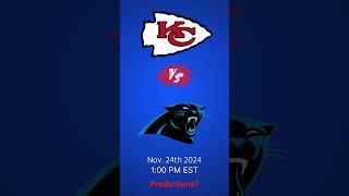 Panthers vs. Chiefs | Week 12  #americanfootball #nfl #panthers #kansascitychiefs #touchdown