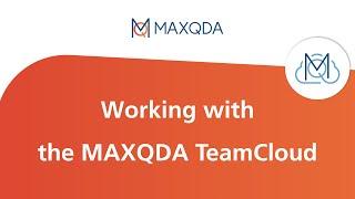 Working with the MAXQDA TeamCloud