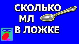 Сколько мл в ложке. Сколько в ложке мл воды.