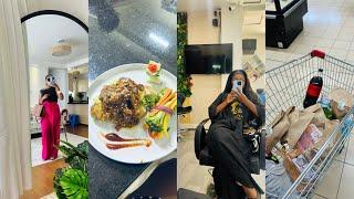 Living in Nairobi Vlog||Work, Life Update, Grocery Run, Dinner Date, New Hair|| Nairobi, Kenya