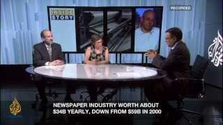 Inside Story Americas - The death of the newspaper?