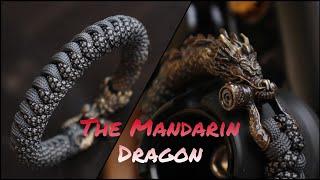 MANDARIN DRAGON - HOW TO MAKE SNAKE KNOT PARACORD BRACELET WITH BEAD AND SHACKLE