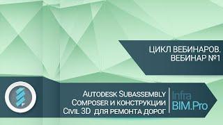 Autodesk Subassembly Composer и конструкции Civil 3D для ремонта дорог из пакета адаптации. Часть 1.