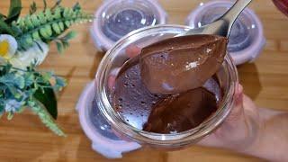 Recette de crème dessert chocolat  Sans oeuf! hyper facile et délicieuse