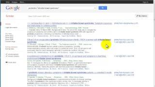 Google Scholar: Basic Search