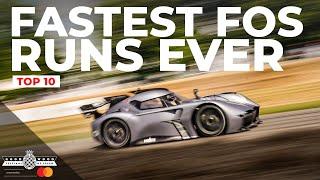 Top 10 fastest Festival of Speed Shootout times ever