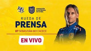 EN VIVO | Rueda de Prensa - Sebastián Beccacece, Director Técnico de La Tri