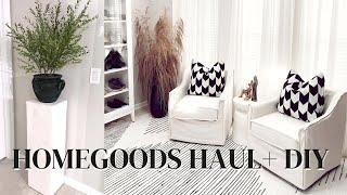 HUGE HOMEGOODS SHOP WITH ME AND HAUL +  EASY DIY PEDESTAL | ASHLEY KEI KOLLECTIONS