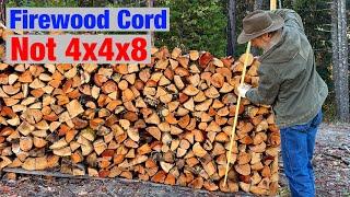 Busting the 4x4x8 Firewood Cord Myth