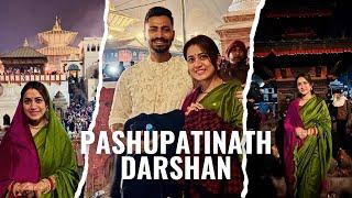 Pashupatinath Darshan | Mahashivratri 2025 | Anurag  Elina | Our Nepal Trip ‍️‍