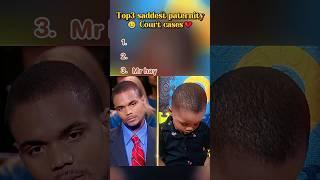 Top3 saddest paternity Court cases.  #shorts #paternitycourt  #youarenotthefather  #sad