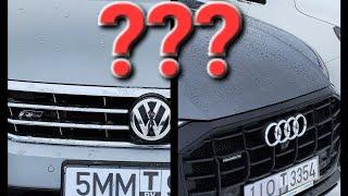 Что выберешь ты Audi или Volkswagen ???#беларусь #крутыетачки #малиновка #обзоравто #подпишись