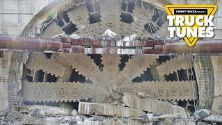 Tunnel Boring Machine for Children | Truck Tunes for Kids | Twenty Trucks Channel | Big Bertha