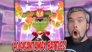 40 Shiny Gigantamax Machamp Battles & THIS Is What We Got!!! (Pokémon GO)