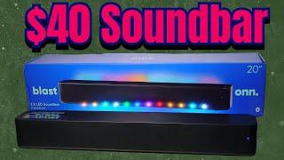 Walmart's Cheapest TV Soundbar: "Blast Onn" - Reviewed