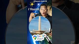 I Found Monas Monumen Nasional JakartaGEO at the END️ #shorts #maps #earth #googleearth