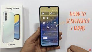 Samsung Galaxy A15 5G: How to take screenshot - 3 Ways Plus Long Screenshot